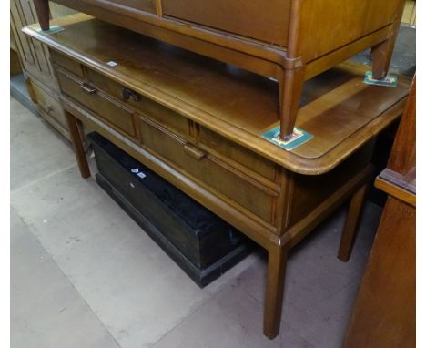 A mid-century walnut Art Deco buffet sideboard (Switzerland 1940s), L160cm 