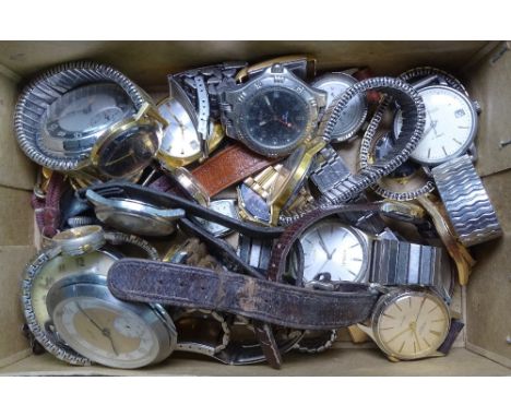 A collection of Vintage and other pocket watches, and wristwatches 