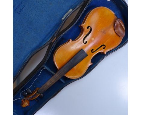 A Vintage violin in case 