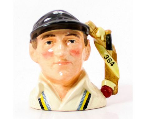 White shirt and sweater; black cap.Sir Leonard Hutton played for the Yorkshire County Cricket Club. The ribbon bearing the nu