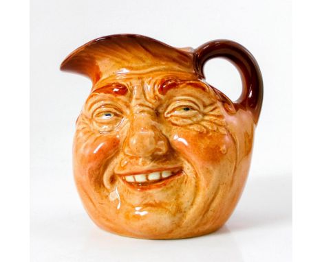 Style Two: Outside jug. Brown rim; light brown face.John Barleycorn is the personification of barley, the grain source of mal
