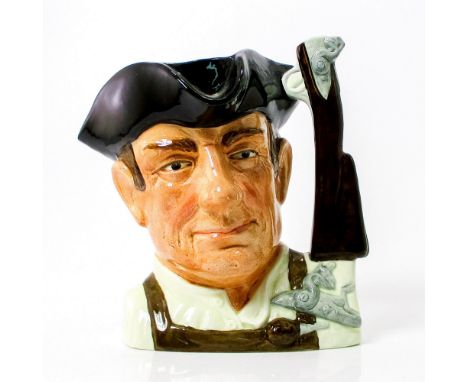 Black hat, cream shirt, light brown apron.Series: Characters From Williamsburg. Royal Doulton backstamp. Artist: David B. Big
