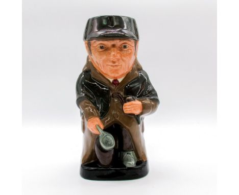 Green hat and cloak; green-brown coat.Series: Literary Characters. Royal Doulton backstamp. Artist: Robert TabbenorIssued: 19