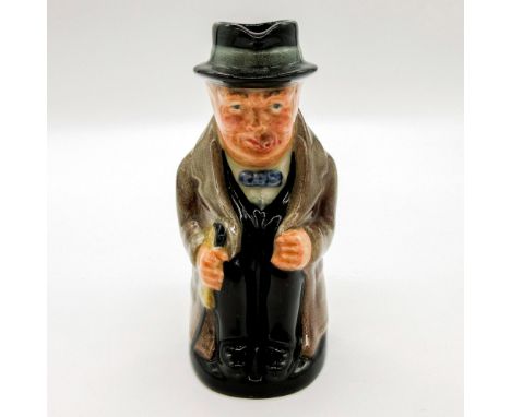 Black hat; brown overcoat; black -green suit.Series: Men of History. Royal Doulton backstamp. Artist: Harry FentonIssued: 194