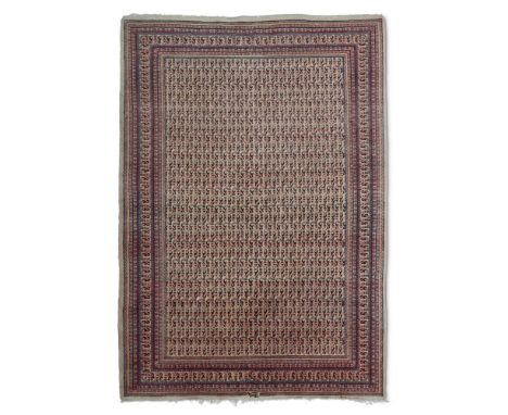 A SAROUK CARPET Signed one end Mir Roushnai 303 x 211cm  Condition Report:  Some minor wear overall but carpet generally main