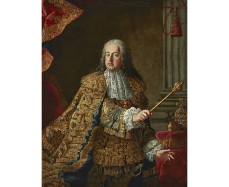 STUDIO OF MARTIN VAN MEYTENS II (SWEDISH 1695-1770) PORTRAIT OF KAISER FRANZ JOSEPH I; AND KAISERIN MARIA THERESA Oil on canv