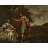CIRCLE OF BAREND GRAAT (DUTCH 1628-1709), DOUBLE PORTRAIT OF TWO FIGURES AS VENUS AND CUPID