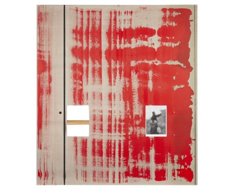 λ&nbspMICHAEL WILKINSON (BRITISH B. 1965) SEDITIONARIES, NO. 5, 2010 Mixed media with collage on canvas with cut-out 190 x 17
