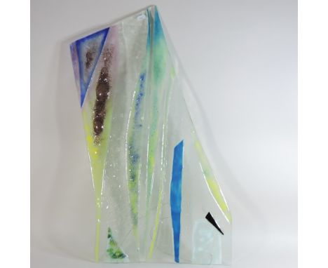An art glass sculpture, 79cm high