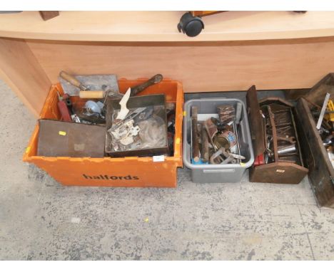 3 boxes of tools