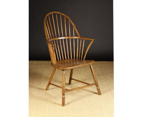 A 19th Century Stick Back Windsor Armchair. 