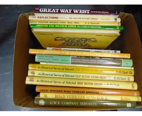 [TRANSPORT]. RAILWAY Clark, R.H. An Historical Survey of Selected Great Western Stations, Volumes 1-3, Oxford Publishing Co. 