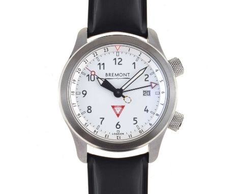 Bremont - Gentleman's Martin Baker limited edition Chronometer wristwatch, model MBIII, 115/310, white with applied black Ara