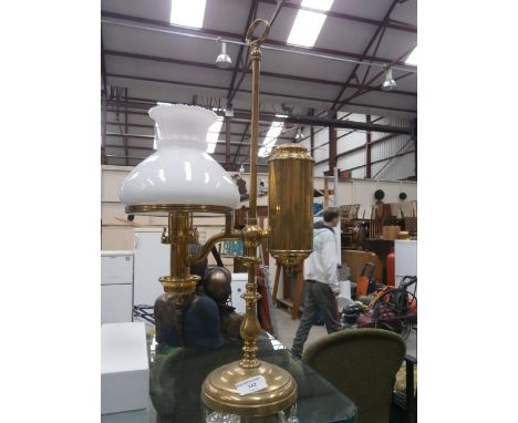 brass student lamp