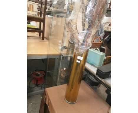 large trench art vase