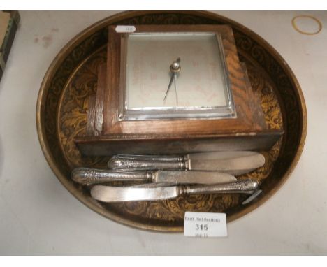tray inc, barometer and fruit knives