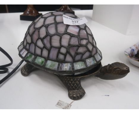 tiffany style tortoise lamp