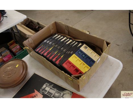 Twelve vintage bingo boards 