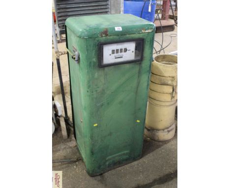 A vintage Tokheim petrol pump measuring in litres