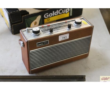 A vintage battery operated Roberts radio 