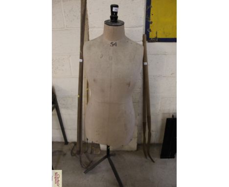A vintage tailor's dummy 