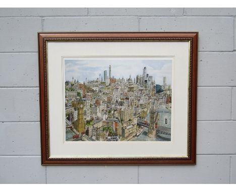MARTIN STUART MOORE (b.1946) A framed and glazed digital print, 'Memories of London', 1996, signed and numbered 35/950. Image