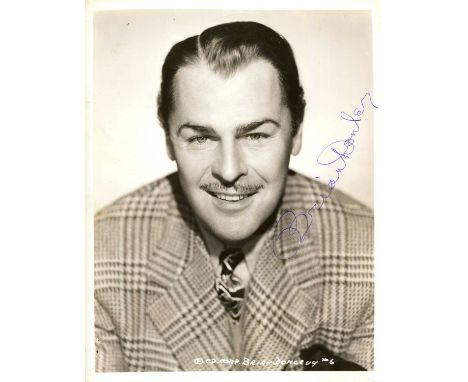 DONLEVY BRIAN: (1901-1972) American actor, an Academy Award nominee for Best Supporting Actor in 1939 for his performance as 