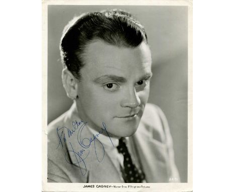CAGNEY JAMES: (1899-1986) American actor, Academy Award winner for Best Actor in 1942 for his role as George M. Cohan in Yank