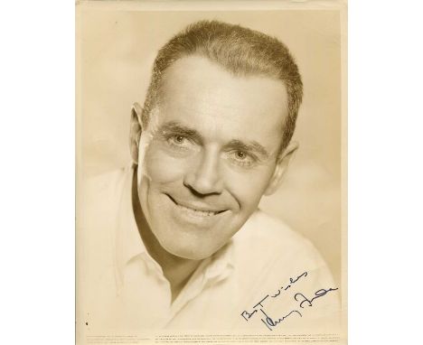 FONDA HENRY: (1905-1982) American actor, Academy Award winner for Best Actor in 1981 for his role as Norman Thayer Jr. in On 