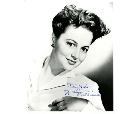 DE HAVILLAND OLIVIA: (1916-2020) British actress, Academy Award winner for Best Actress in 1946 for her role as Miss Josephin