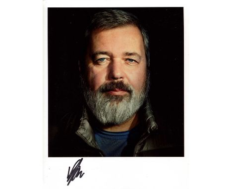 MURATOV DMITRY: (1961- ) Russian journalist and television presenter, Nobel Peace Prize winner, 2021. Signed colour 8 x 10 ph