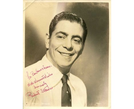STRAUSS ROBERT: (1913-1975) American actor, an Academy Award nominee for Best Supporting Actor in 1953 for his role as Sgt. S