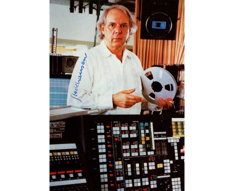 STOCKHAUSEN KARLHEINZ: (1928-2007) German composer, known for his ground-breaking work in electronic music. Signed colour 5 x