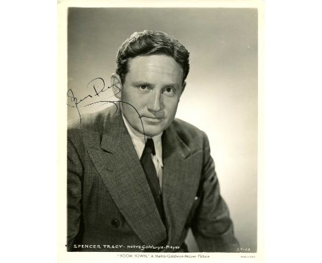 TRACY SPENCER: (1900-1967) American actor, Academy Award winner for Best Actor in 1937 for his role as Manuel Fidello in Capt