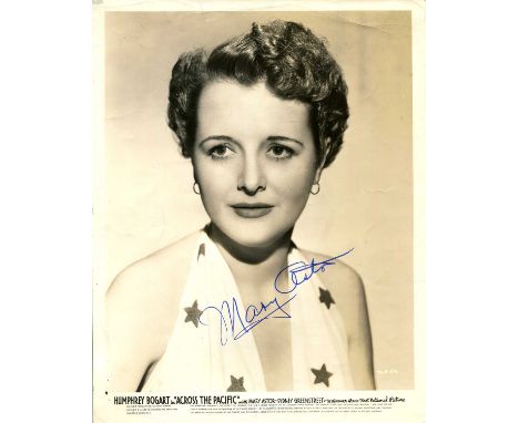 ASTOR MARY: (1906-1987) American actress, Academy Award winner for Best Supporting Actress in 1941 for her role as Sandra Kov