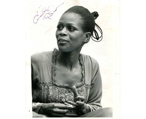 TYSON CICELY: (1924-2021) American actress, an Academy Award nominee for Best Actress in 1972 for her performance as Rebecca 