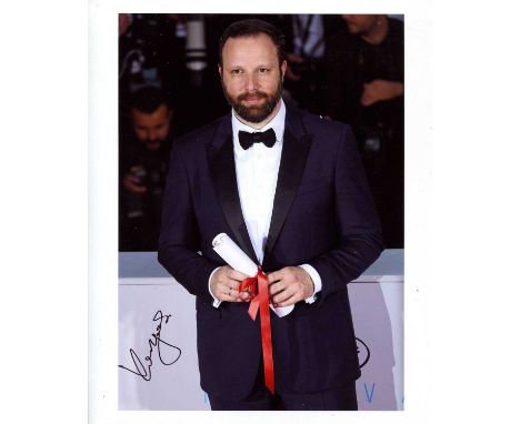 LANTHIMOS YORGOS: (1973- ) Greek film director, an Academy Award nominee whose works include The Favourite (2018). Signed col