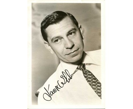 WEBB JACK: (1920-1982) American actor, famous for his portrayal of Sergeant Joe Friday, the Los Angeles Police detective, in 