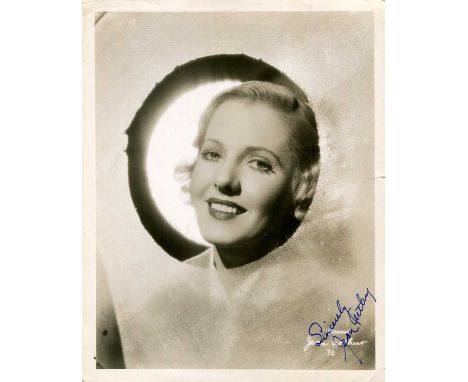 ARTHUR JEAN: (1900-1991) American actress, an Academy Award nominee for Best Actress in 1943 for her role as Constance ´Conni