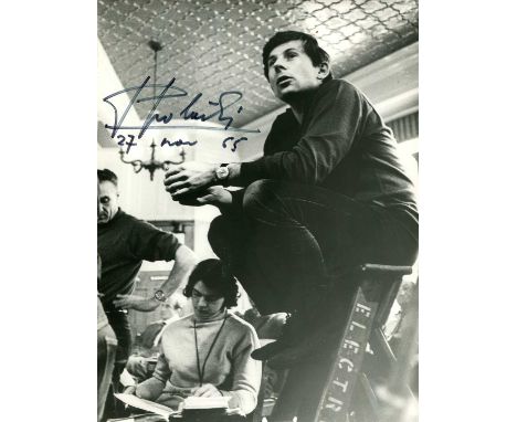 POLANSKI ROMAN: (1933- ) French-born Polish film Director, Academy Award winner. Vintage and unusual signed 7.5 x 9.5 photogr