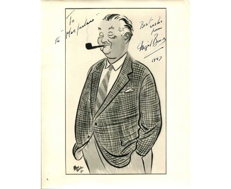 BRUCE NIGEL: (1895-1953) British character actor, remembered for his portrayal of Dr. Watson opposite Basil Rathbone in a ser