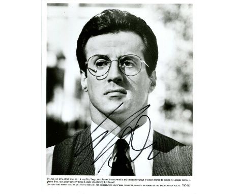 STALLONE SYLVESTER: (1946- ) American Actor, an Academy Award nominee for Best Actor in 1976 for his role as Rocky Balboa in 