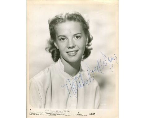 WOOD NATALIE: (1938-1981) American actress, an Academy Award nominee for Best Actress in 1961 for her performance as Wilma De