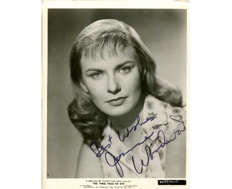 WOODWARD JOANNE: (1930- ) American actress, Academy Award winner for Best Actress in 1957 for her roles as Eve White, Eve Bla