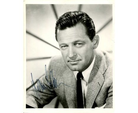 HOLDEN WILLIAM: (1918-1981) American actor, Academy Award winner for Best Actor in 1953 for his role as Sefton in Stalag 17. 