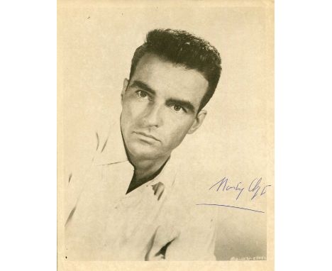 CLIFT MONTGOMERY: (1920-1966) American actor, an Academy Award nominee for Best Actor on three occasions, in 1948, 1951 &amp;