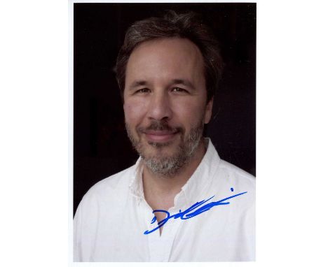 VILLENEUVE DENIS: (1967- ) Canadian film director, an Academy Award nominee. Signed colour 5 x 7 photograph of Villeneuve in 