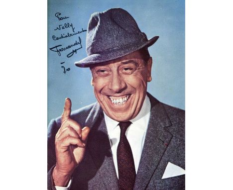 FERNANDEL: (1903-1971) Fernand Contandin, known as Fernandel. French comedy Actor. A good vintage signed and inscribed 7 x 10