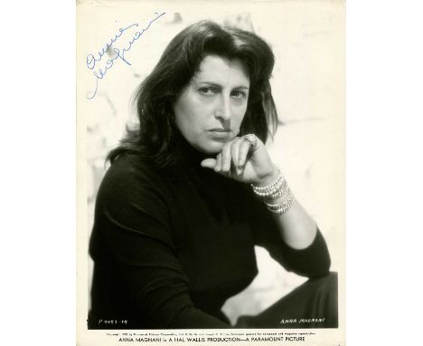 MAGNANI ANNA: (1908-1973) Italian actress, Academy Award winner for Best Actress in 1955 for her role as Serafina Delle Rose 