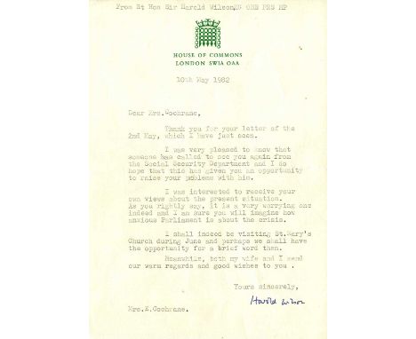 FAMOUS MEN: Selection of A.Ls.S. and T.Ls.S. by various famous men, the majority political figures, comprising Harold Wilson 
